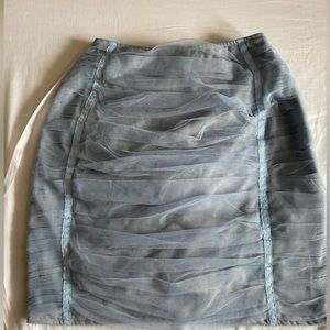 Missguided Blue Mini Tulle Skirt Size 4